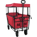  Sklopiva ručna kolica Crvena 105 x 56.5 x 116 cm Oxford tkanina - Crvena | shoptok.hr