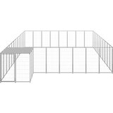  Kavez za pse srebrni 25,41 m² čelični | shoptok.hr