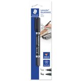 Staedtler Permanentni marker Lumocolor Duo 0,6-4 mm, črna | Shoptok.si