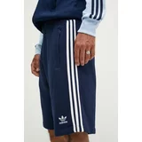 Adidas Bombažne kratke hlače 3-Stripes mornarsko modra barva, IM9424