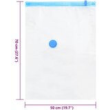  Vreće za spremanje 10 pcs Transparentne i plave 70 x 50 cm | shoptok.hr