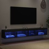 TV stene Panama 2 pcs Črna Orehovina 100 x 30 x 30 cm, (5000132236) | Shoptok.si