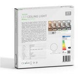 Greentech led plafonjera 18w 3000k-3500k-4000k-5000k-6500k fi22cm 5cct crna ( CNX-18W-BK ) | ePonuda.com