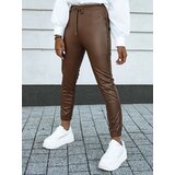 DStreet Spodnie damskie woskowane BRIAL kamelowe | shoptok.hr