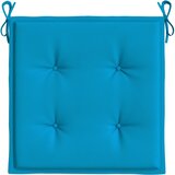  Jastuci za vrtne stolice 6 kom plavi 50 x 50 x 4 cm od tkanine | shoptok.hr