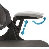 MID.YOU Pisarniški Stol Spektre Black | Shoptok.si