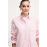 Lacoste Srajce & Bluze LONG SLEEVED SHIRT Rožnata | Shoptok.si