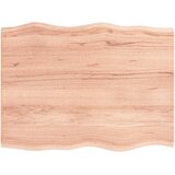 Stolna ploča svjetlosmeđa 80 x 60 x 2 cm od obrađene hrastovine | shoptok.hr