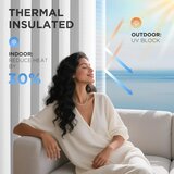 JOYDECO 2x 175×140cm Zatemnitvene zavese s skritimi zankami | Shoptok.si