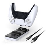 DOBE TP5-0505 stalak-punjač za dva gamepada PS5 bel1 | ePonuda.com