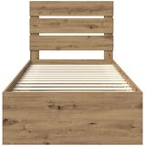  Krevetna konstrukcija Umjetnička hrastovina 100 x 200 cm | shoptok.hr
