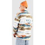 Columbia Helvetia II Printed Half Snap Fleece Half-Zip Pulover iz flisa chalk rogue valley | Shoptok.si