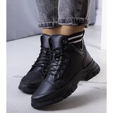 Gemre Black insulated ankle boots Innes | ePonuda.com