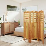 vidaXL Sobna pregrada s 3 panela 121,5x2x115 cm masivno bagremovo drvo Cijene