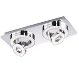 14521-17 - LED plafonsko svetlo TIM 2xLED/2,8W/230V + 2xLED/3,1W