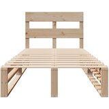 vidaXL Okvir kreveta bez madraca 90 x 190 cm od masivne borovine | shoptok.hr