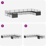  Setovi sofa 10 kom. Čvrsto drvo akacije | shoptok.hr
