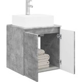  Umivaonik s policom Betonska siva 49,5 x 41 x 62,5 cm | Eponuda.com