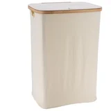 Sklopiva korpa za veš sa poklopcem 60x40x30cm bez bambus ram