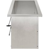  Vrtna posuda za sadnju s LED svjetlom 2 kom. Srebrna - Nehrđajući čelik 30 x 100 x 30 cm 2 | shoptok.hr