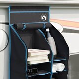 Viseći organizator šatora s 10 džepova Crna 40,5 x 25 x 80 cm | shoptok.hr