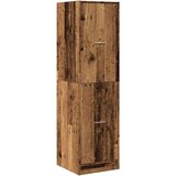 vidaXL Lekarniška omara starinski les 40x41x144,5 cm inženirski les | Shoptok.si