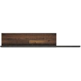 Modern Living Stenska Polica Nubi, Barva Hrasta, Temno Siva | Shoptok.si