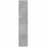  Visoka komoda siva betona 80x35x180 cm od konstruiranog drva | shoptok.hr