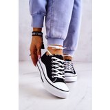 S. BARSKI Women's Tied Sneakers Black Menifee | Shoptok.si
