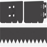  Ograda oko Travnjaka 10 pcs 103 x 10 cm Čelik Crna | Eponuda.ba