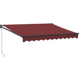 Maison Chic Ročno zložljiva tenda - Senčniki bordo 300x250 cm, (22042438) | Shoptok.si
