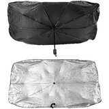 Amio senčnik za vetrobransko steklo v obliki dežnika 140x79 cm | Shoptok.si