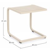 BIZZOTTO Aluminijasta vrtna mizica 40x40 cm Taylor – | Shoptok.si
