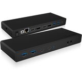 Icybox IB-DK2245AC Docking USB-C priklopna postaja z dvojnim video priključkom Cene