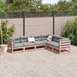  6-dijelni set vrtnih sofa od masivne duglazije i jelovine | Eponuda.com
