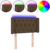  LED uzglavlje tamnosmeđe 83x16x78/88 cm od tkanine | shoptok.hr