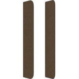  Uzglavlje s ušima tamnosmeđe 83x16x118/128 cm od tkanine | shoptok.hr
