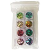 Holographic Glitter za nokte set 8/1