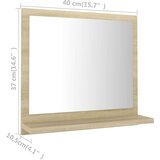 vidaXL Kupaonsko ogledalo boja hrasta sonome 40x10,5x37 cm od iverice | shoptok.hr