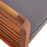  Vrtne blagovaonske stolice s jastucima 8 kom od bagremovog drva - Tamno siva 8 | shoptok.hr