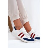 Zazoo N1068 Leather Low Sneakers Women White-Navy | shoptok.hr