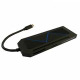 LC Power multi-adapter LC-HUB-C-MULTI-6-RGB HDMI/SD/RJ45/USB-C črn | Shoptok.si
