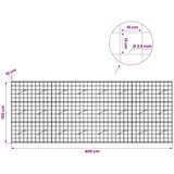  Gabion s žicom debljine 3,5 mm i mrežom 10x10 cm 400x10x150 cm | shoptok.hr