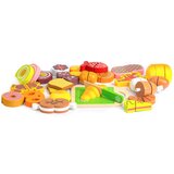 ECO TOYS Lesena hrana za rezanje, komplet 23 elementov | Shoptok.si