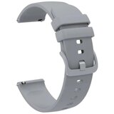 Chameleon Silikonski pašček 20 mm, Fresh siv, za pametno uro | Shoptok.si