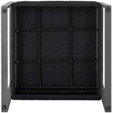 Modern Living lounge garnitura elena, črna, siva, 5-Delni set | Shoptok.si