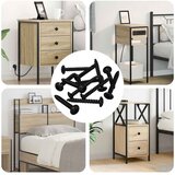 Čavao s Navojem 8219 pcs Crna Čelik | shoptok.hr
