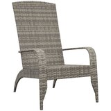  Vrtna Adirondack stolica siva poli ratan | shoptok.hr