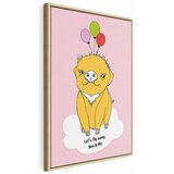  Slika - Soaring Pig (1 Part) Vertical 40x60 U prirodnom drvenom okviru | shoptok.hr
