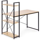 ModernHome uredski stol 120 × 60 cm s policom i 3 police – loft stil | shoptok.hr